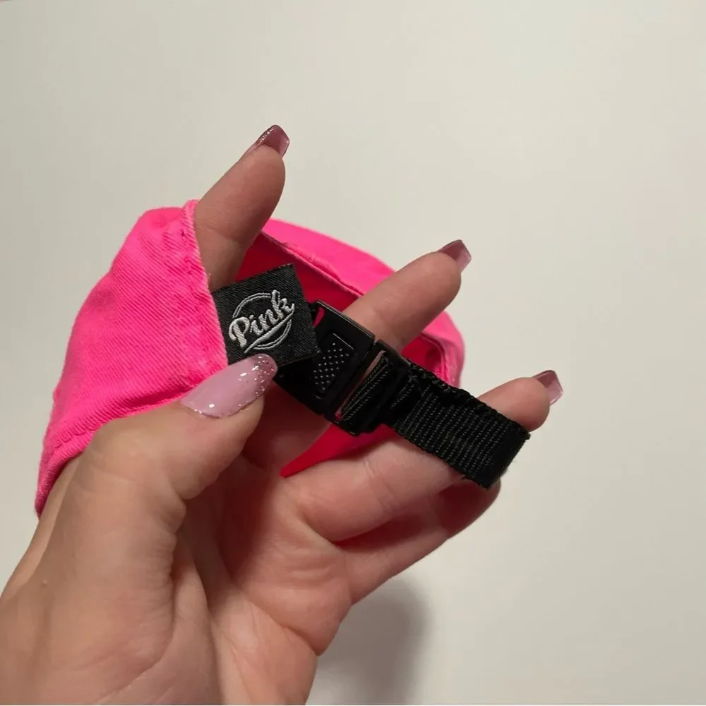 NWOT Victoria’s Secret PINK Neon Logo Baseball Cap